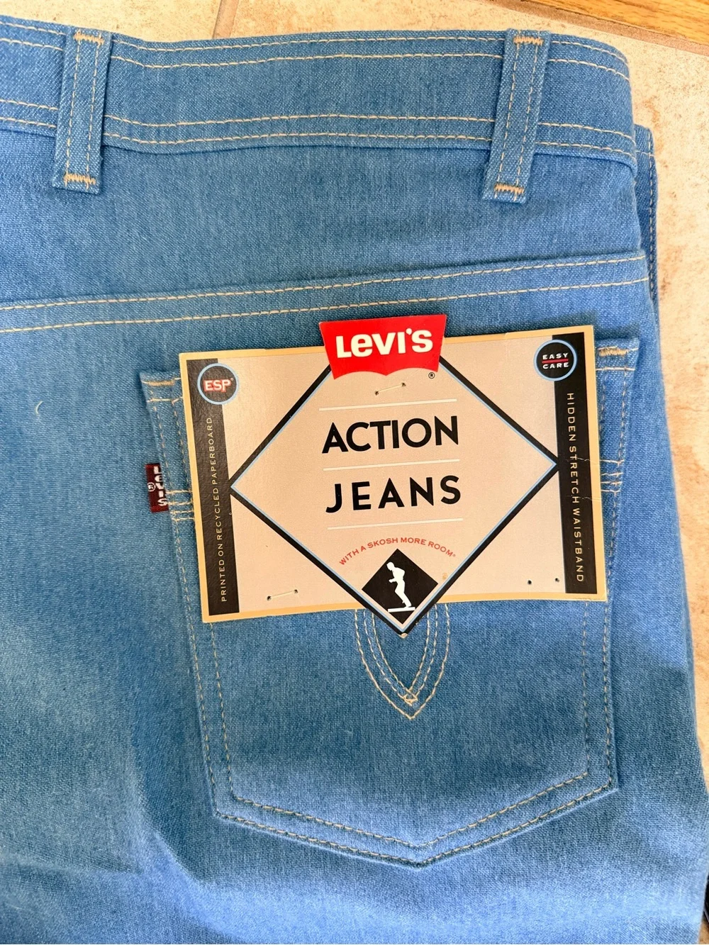 NWT Vintage Levi's Action Jeans Men's Denim Jeans